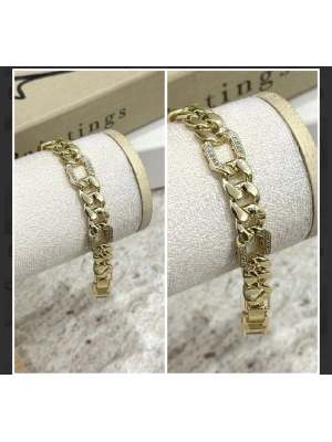 Klasik Zincir Altın Kaplama Bileklik