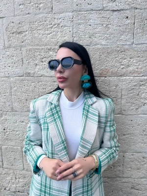Siyah UV Cam Kalın Çerçeve Gözlük