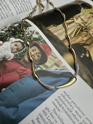 Altın Kaplama Bottega Model Kolye