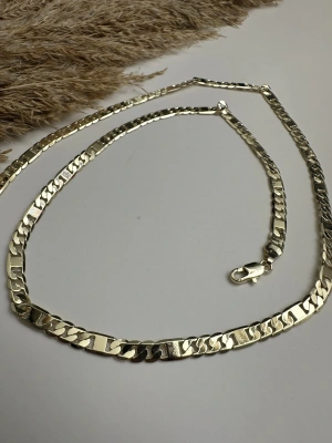 Altın Kaplama Klasik Zincir Kolye Uzun