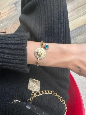 Altın Kaplama Nazarlık Çeyrek Bileklik