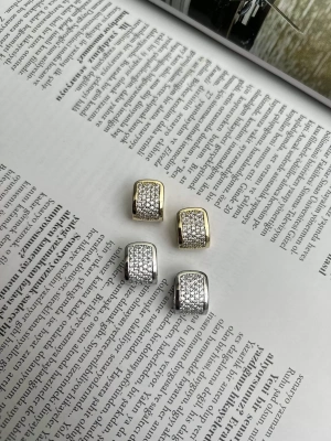 Altın Kaplama Özel Seri Taş Geçişli Küpe(Küçük Boy)