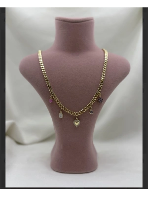 Altın Kaplama Tasarım Figür Kolye