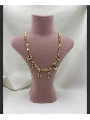 Altın Kaplama Tasarım Kolye 3