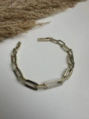 Altın Kaplama Taşlı Bileklik Tasarım