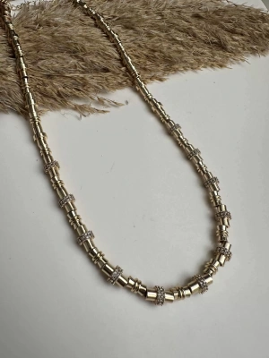 Altın Kaplama Taşlı Kolye 14 K Kaplama