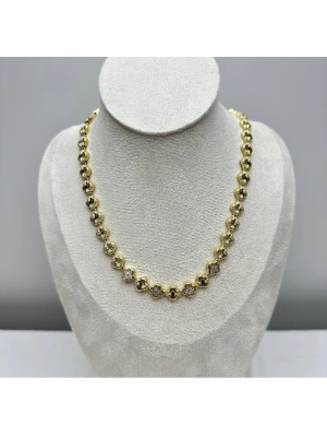 Altın Kaplama Taşlı Kolye