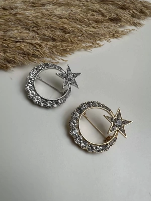 Ay Yıldız Broş