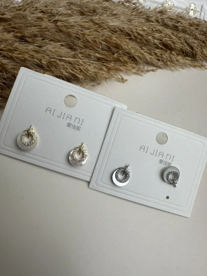 Ay Yıldız Gümüş Kaplama Küpe