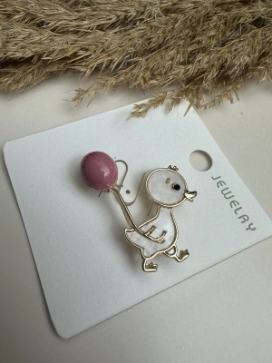 Balonlu Ördek Broş