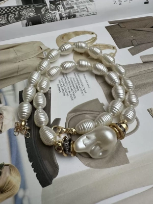 Barok İnci Detay Tasarım Marka Kolye