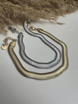 Basic Yılan Sırtı Çelik Bileklik