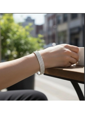 Beş Sıra Altın Kaplama Su Yolu Bileklik