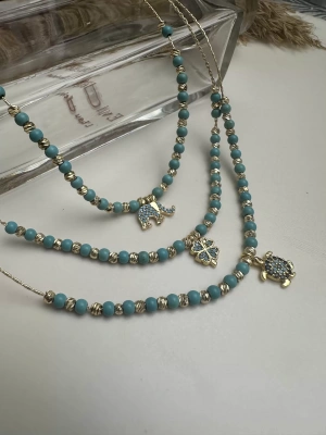 Boncuk Figürlü Kolye