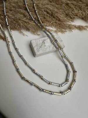 Boru Boncuk Dorika Kolye