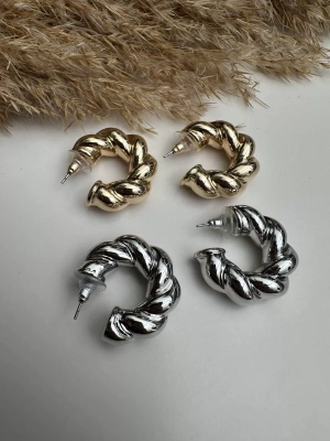 Burgu Altın Kaplama Halka Küpe