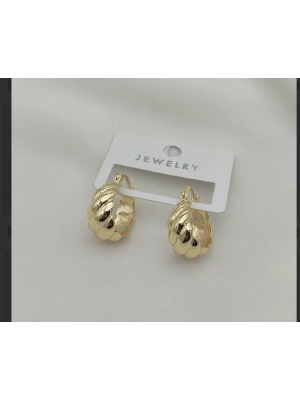 Burgu Model Vintage Halka Küpe