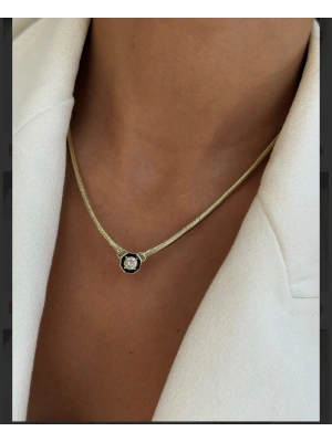 Çağla Kolye Altın Kaplama