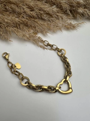 Çelik Kalp Kararmaz Basic Bileklik