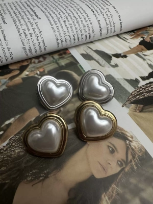 Çelik Kalp Tasarım Küpe