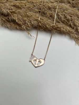 Çelik Kararmaz Kalp Kolye