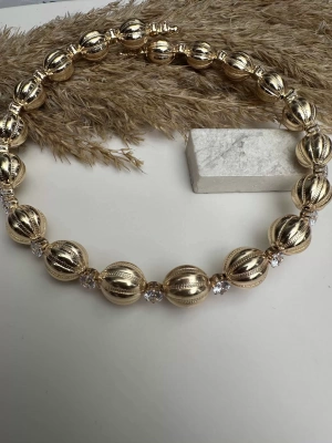 Choker Taşlı Tasma Kolye