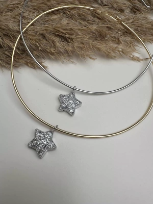 Choker Tasma Yıldız Figür Kolye