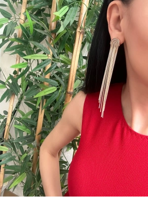 Çift Renk Sallantılı Küpe Marka Model