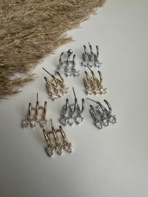 Çoklu Halka Görünüm Figür Sallantılı Küpe