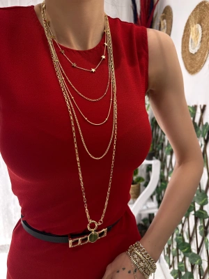 Çoklu Kombinli Tasarım Kolye