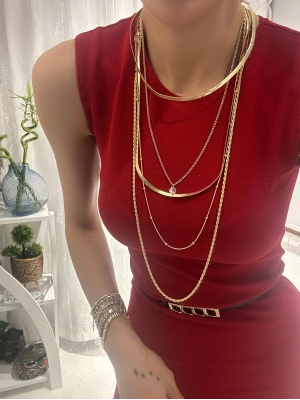 Çoklu Tasarım Kombinli Kolye