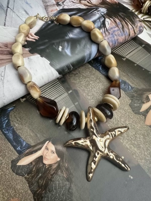 Deniz Yıldızı Kemik Kolye
