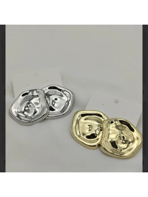 Ezme Plaka Tasarım Küpe