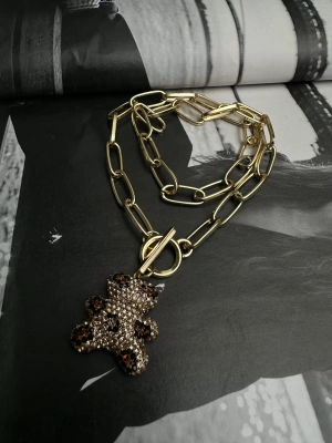 Full Taşlı Teddy Kolye Vip