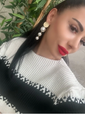 Gold Plaka İnci Küpe