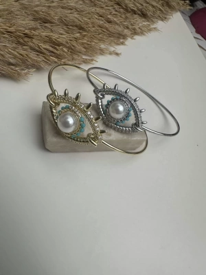 Göz Detay Altın Kaplama Bileklik