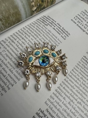 Göz İnci Broş