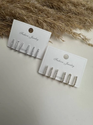 Gümüş Kaplama Çoklu Görünüm Küpe