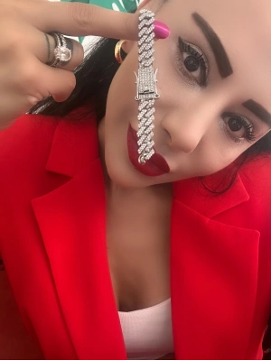 Gurmet Taşlı Künye Altın Kaplama