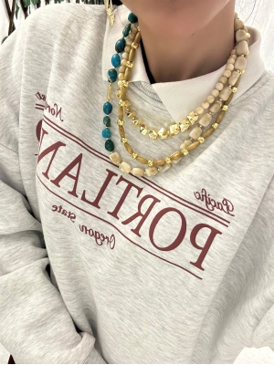 Hand Made Tasarım Boncuk Kolye