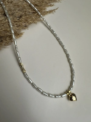 Kalp Figür İnci Kolye