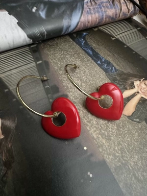 Kalp Tasarım Halka Küpe