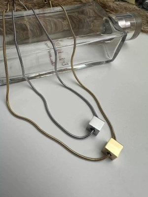 Küp Çelik Kolye Tasarım