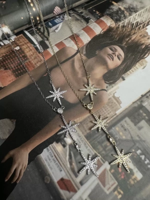 Kuzey Yıldızı Çelik Y Kolye