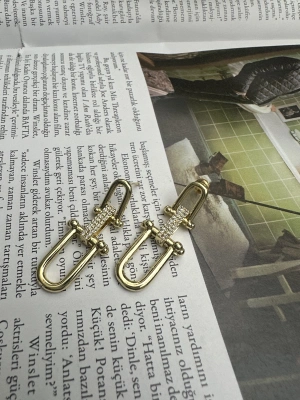 Marka Model Küpe Altın Kaplama