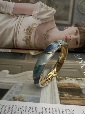 Mineli Kalın Kelepçe Bileklik 2