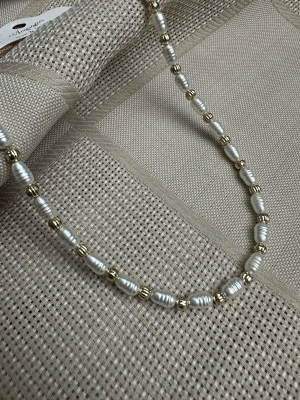 Minimalize Barok İnci Kolye