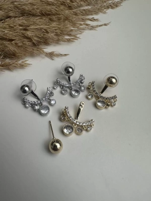 Özel Seri Altın Kaplama Taş Sallantılı Küpe