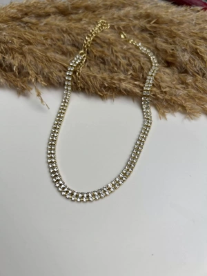 Özel Seri Choker Çift Sıra Su Yolu Kolye