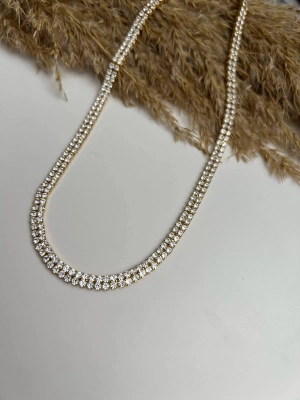 Özel Seri Çift Sıra Su Yolu Kolye